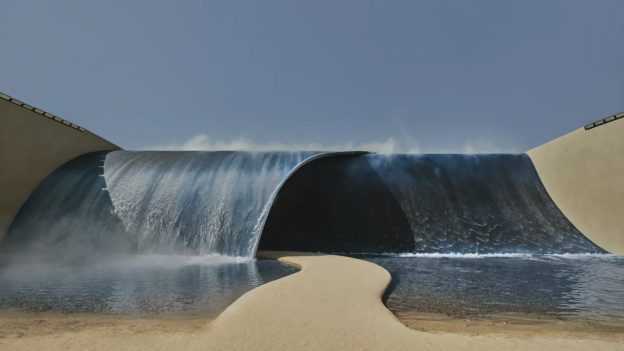 Pharrell Williams tidal wave set for Louis Vuitton